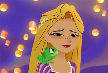 Las aventuras enredadas de Rapunzel | El dragón de Pascal