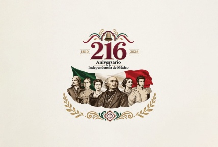 Ceremonia del 216 aniversario del inicio de la independencia de México