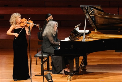 Festival Argerich, con Anne-Sophie Mutter & Susanne Barner