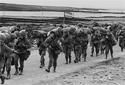 Malvinas: La retirada