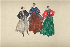 Los dibujos de Yves Saint Laurent